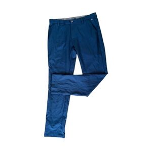 Men's Navy Pants Adidas size 32 Dress Active Athleisure bottoms blue
